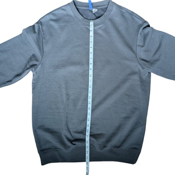 H&M Charcoal Oversized Crewneck Sweater Men Size Medium - Picture 7 of 12